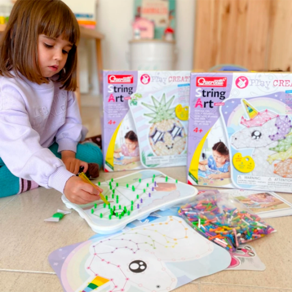 Креативный набор Quercetti Play Creativo String Art 8007905028414 4+/ Разноцветный Разноцветный photo 5