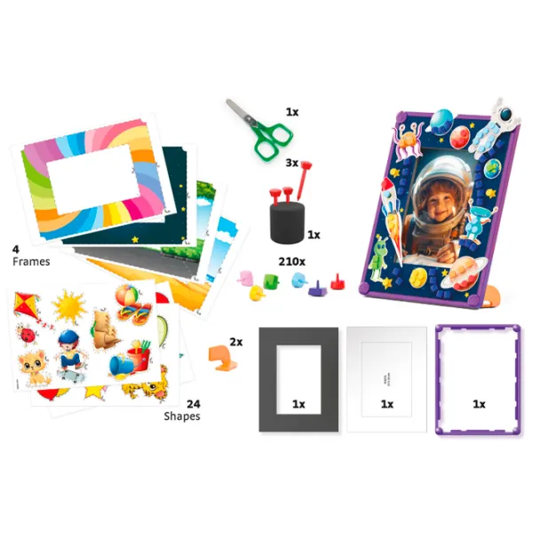 Set de creație Quercetti Fanta Frame 2870 8007905028704 5+/ Multicolor Multicolor photo 2