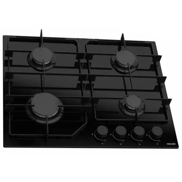 Plită încorporabilă pe gaz Wolser WL- F 6405 GT IC FFD Sticlă călită/ Black photo 2