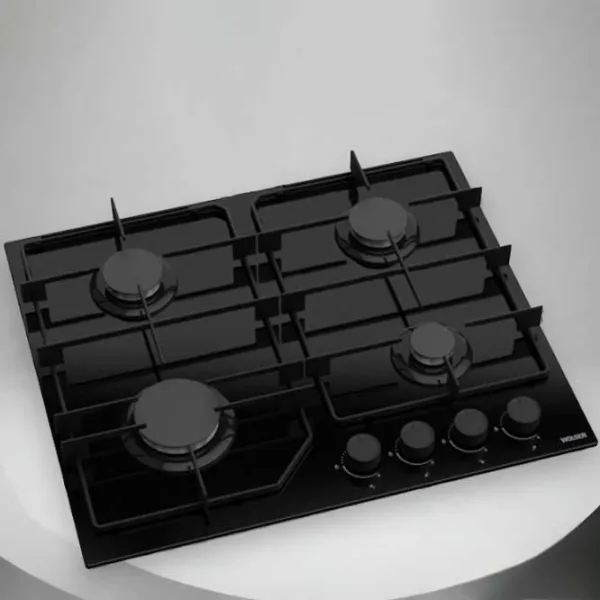 Plită încorporabilă pe gaz Wolser WL- F 6405 GT IC FFD Sticlă călită/ Black photo 3