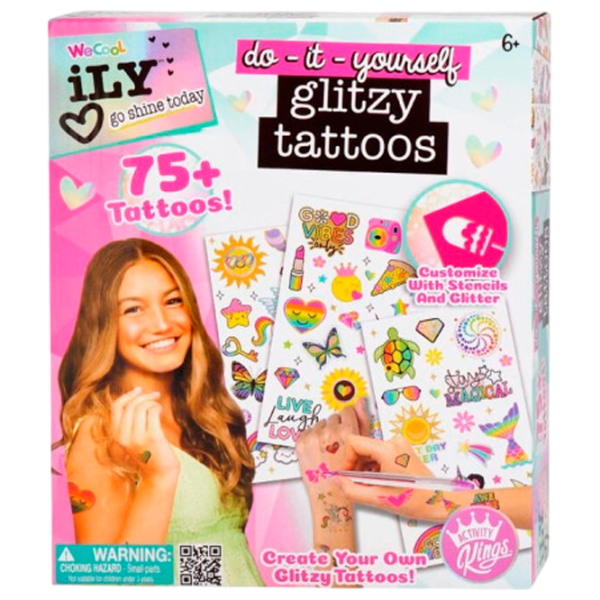 Креативный набор Wecool do-it-yourself Glitzy Tattoos 301106 6+/ Разноцветный Разноцветный photo 1 Креативный набор Wecool do-it-yourself Glitzy Tattoos 301106 6+/ Разноцветный Разноцветный photo 1