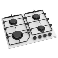 Plită încorporabilă pe gaz Wolser WL- F 6405 GT IC FFD Sticlă călită/ White