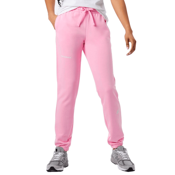 Pantaloni sportivi pentru femei New Balance Essentials L/ Pink photo 1 Pantaloni sportivi pentru femei New Balance Essentials L/ Pink photo 1