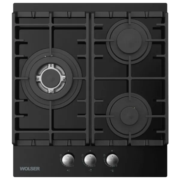 Plită încorporabilă pe gaz Wolser WL-BRD 6300 Sticlă călită/ Black photo 1