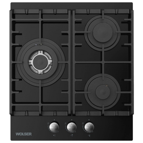 Plită încorporabilă pe gaz Wolser WL-BRD 6300 Sticlă călită/ Black photo 1