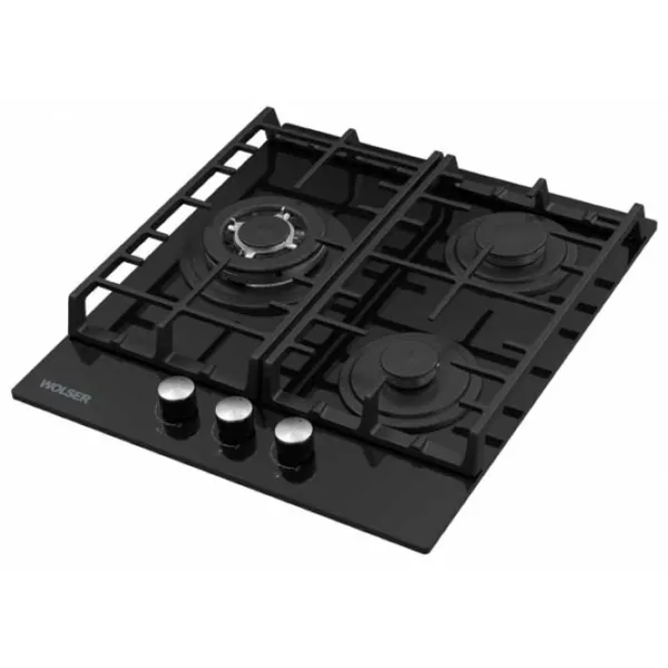 Plită încorporabilă pe gaz Wolser WL-BRD 6300 Sticlă călită/ Black photo 2