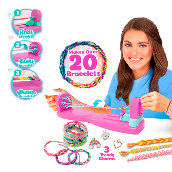 Set de creație Wecool Pura Loom Deluxe Bracelet Maker 760939626374 6+/ Multicolor Multicolor photo 4 Set de creație Wecool Pura Loom Deluxe Bracelet Maker 760939626374 6+/ Multicolor Multicolor photo 4