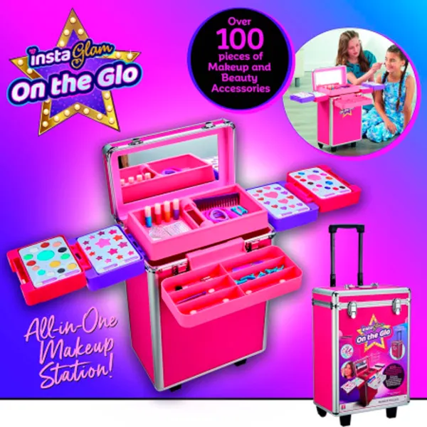 Креативный набор InstaGlam On The Glo Make-Up Trolley I07464 6+/ Разноцветный Красный photo 2