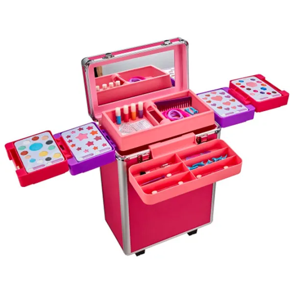 Креативный набор InstaGlam On The Glo Make-Up Trolley I07464 6+/ Разноцветный Красный photo 4