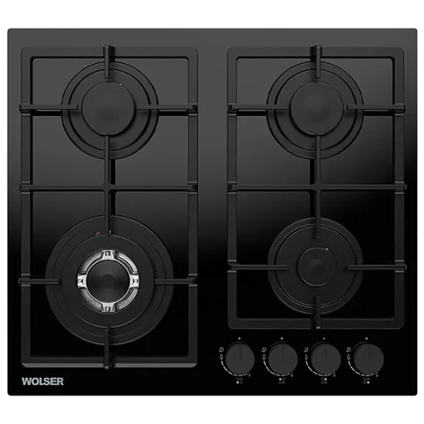 Plită încorporabilă pe gaz Wolser WL-BRD 6402 FFD Sticlă călită/ Black photo 1 Plită încorporabilă pe gaz Wolser WL-BRD 6402 FFD Sticlă călită/ Black photo 1