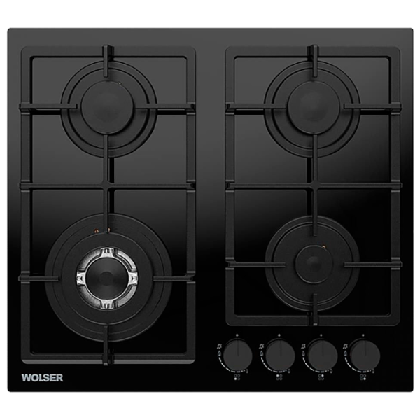 Plită încorporabilă pe gaz Wolser WL-BRD 6402 FFD Sticlă călită/ Black photo 1 Plită încorporabilă pe gaz Wolser WL-BRD 6402 FFD Sticlă călită/ Black photo 1