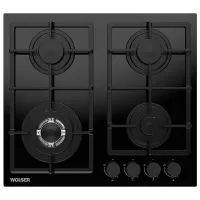 Plită încorporabilă pe gaz Wolser WL-BRD 6402 FFD Sticlă călită/ Black