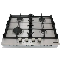 Газовая варочная панель Wolser WL-64G Стеклокерамика/ Нержавеющая сталь