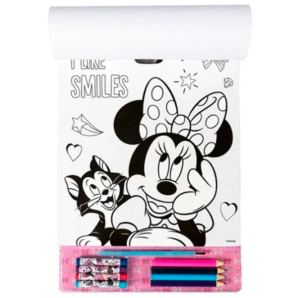 Set de creație Total Office Minnie Mouse Magic Mega Colouring Pad Mnn1911 3+/ Multicolor Multicolor photo 2