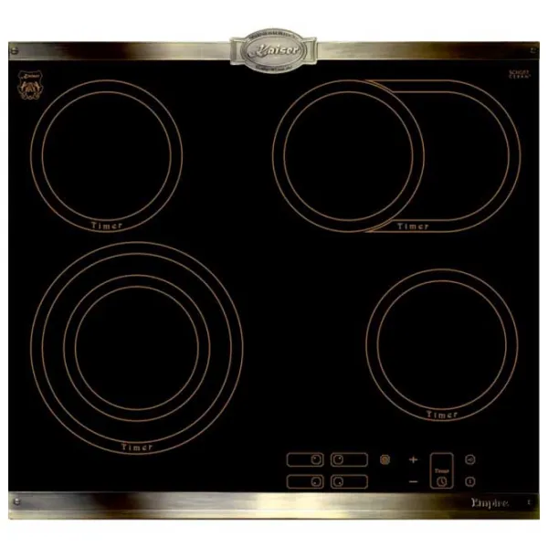 Plită încorporabilă electrică Kaiser KCT 6385 Em 6600 W/ Black photo 2