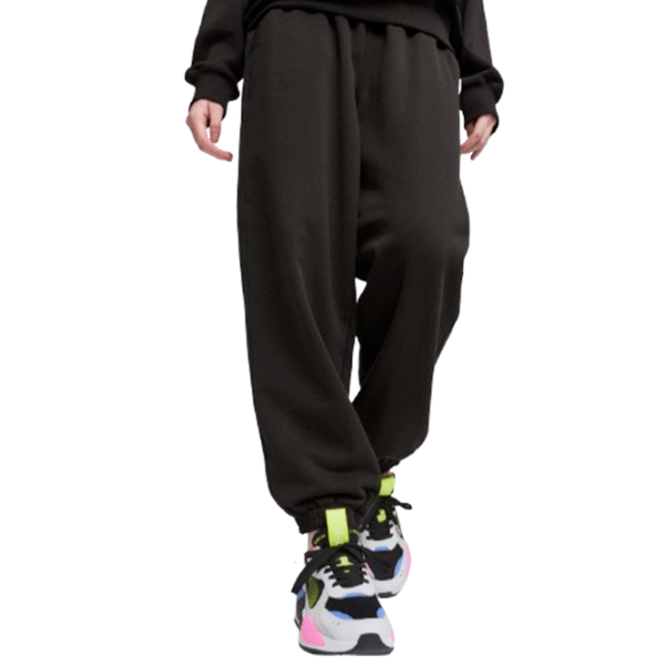 Pantaloni sportivi pentru femei Puma Downtown Relaxed Sweatpants Tr M/ Black photo 3 Pantaloni sportivi pentru femei Puma Downtown Relaxed Sweatpants Tr M/ Black photo 3