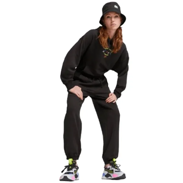 Спортивные брюки для женщин Puma Downtown Relaxed Sweatpants Tr XL/ Black photo 4 Спортивные брюки для женщин Puma Downtown Relaxed Sweatpants Tr XL/ Black photo 4
