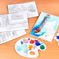 Креативный набор As Kids Acrylic Пейзажи 1038-11037 7+/ Разноцветный Разноцветный photo 3
