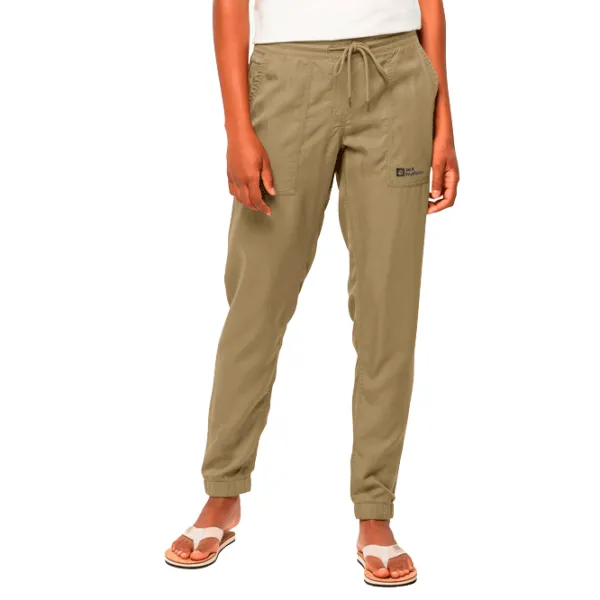 Спортивные брюки для женщин Jack Wolfskin Mojave Pants L/ Dark Olive Green photo 2