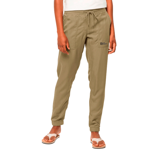 Спортивные брюки для женщин Jack Wolfskin Mojave Pants L/ Dark Olive Green photo 2