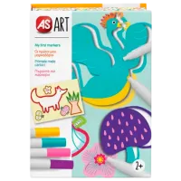 Set de creație As Kids Art My First Markers 1038-21062 2+/ Multicolor Multicolor