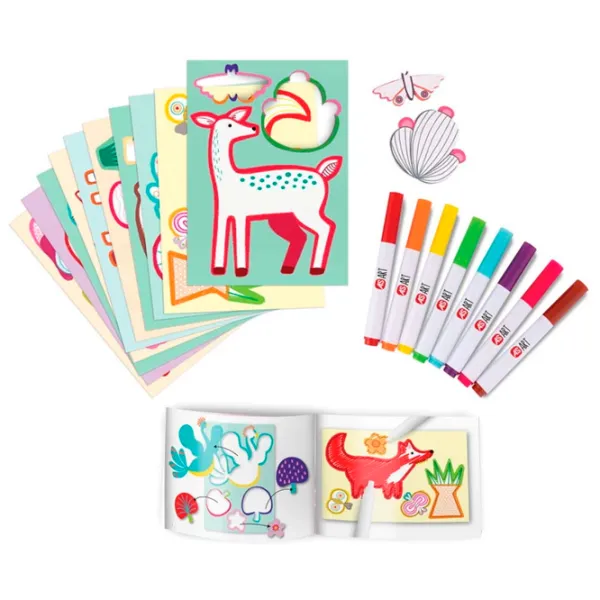 Set de creație As Kids Art My First Markers 1038-21062 2+/ Multicolor Multicolor photo 2