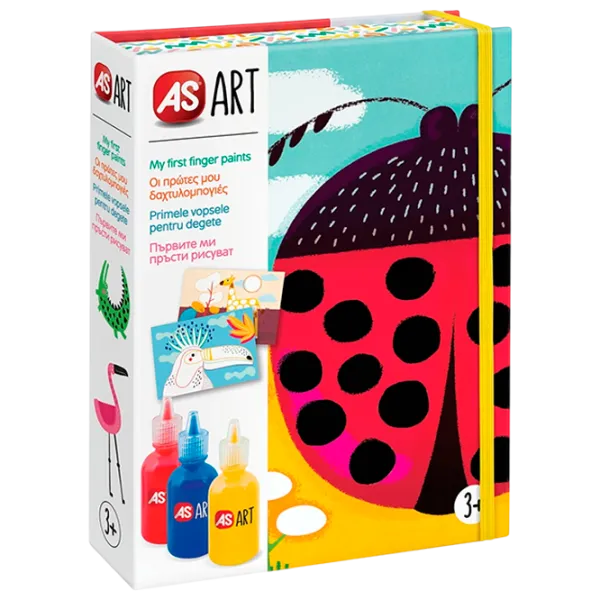 Set de creație As Kids Art My First Finger Paints 1038-21063 3+/ Multicolor Multicolor photo 1 Set de creație As Kids Art My First Finger Paints 1038-21063 3+/ Multicolor Multicolor photo 1