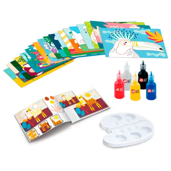 Set de creație As Kids Art My First Finger Paints 1038-21063 3+/ Multicolor Multicolor photo 4 Set de creație As Kids Art My First Finger Paints 1038-21063 3+/ Multicolor Multicolor photo 4