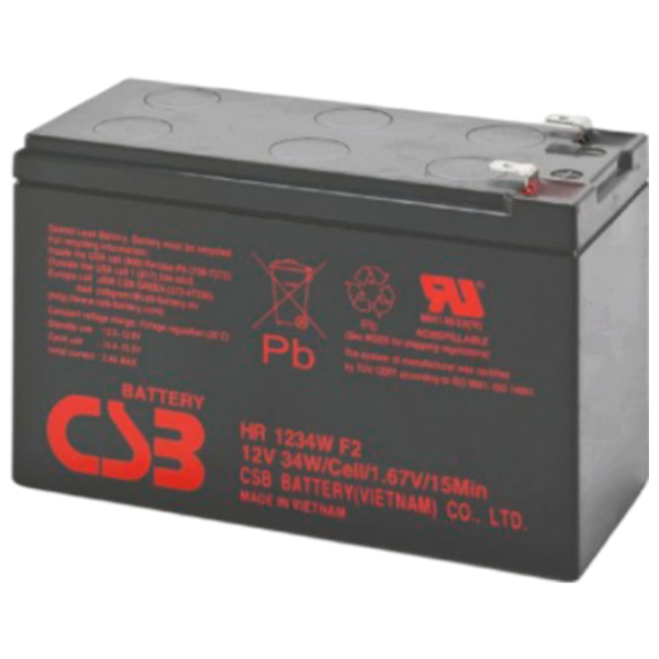 Аккумуляторная батарея для ИБП Ultra Power HR1234W 12 В 9 Ач Black photo 1