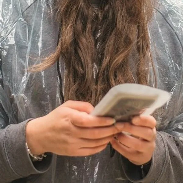 Palerină de ploaie Outwell Easy Camp Poncho Polietilenă/ Adulți photo 2