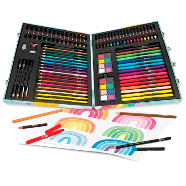 Set de creație As Kids Washable Markers Art Case Deluxe 1038-82051 3+/ Multicolor Multicolor photo 2