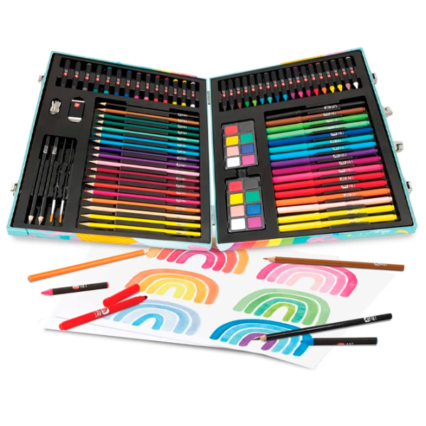 Set de creație As Kids Washable Markers Art Case Deluxe 1038-82051 3+/ Multicolor Multicolor photo 2