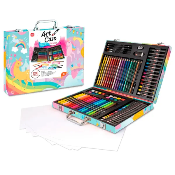 Set de creație As Kids Washable Markers Art Case Deluxe 1038-82051 3+/ Multicolor Multicolor photo 3