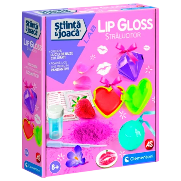 Set de creație As Kids Știință & Joacă Lip Gloss Strălucitor 1026-50357 8+/ Multicolor Multicolor photo 1