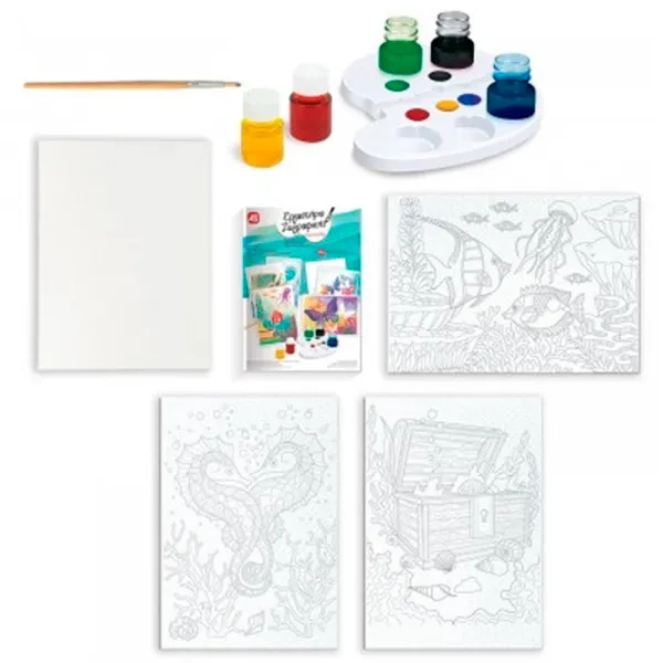 Set de creație As Kids Aquarelle Fundul Mării 1038-11024 10+/ Multicolor Multicolor photo 2 Set de creație As Kids Aquarelle Fundul Mării 1038-11024 10+/ Multicolor Multicolor photo 2
