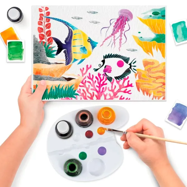Set de creație As Kids Aquarelle Fundul Mării 1038-11024 10+/ Multicolor Multicolor photo 4 Set de creație As Kids Aquarelle Fundul Mării 1038-11024 10+/ Multicolor Multicolor photo 4