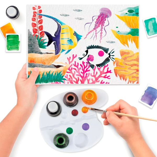 Set de creație As Kids Aquarelle Fundul Mării 1038-11024 10+/ Multicolor Multicolor photo 4 Set de creație As Kids Aquarelle Fundul Mării 1038-11024 10+/ Multicolor Multicolor photo 4