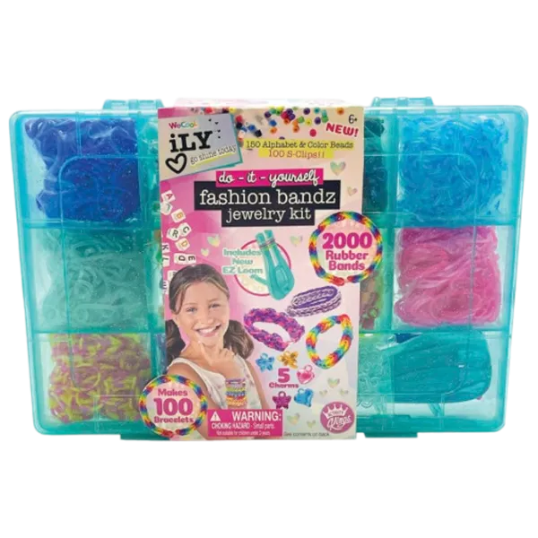 Креативный набор Wecool do-it-yourself Fashion Bandz Jewelry Kit 112221 6+/ Разноцветный Разноцветный photo 1 Креативный набор Wecool do-it-yourself Fashion Bandz Jewelry Kit 112221 6+/ Разноцветный Разноцветный photo 1