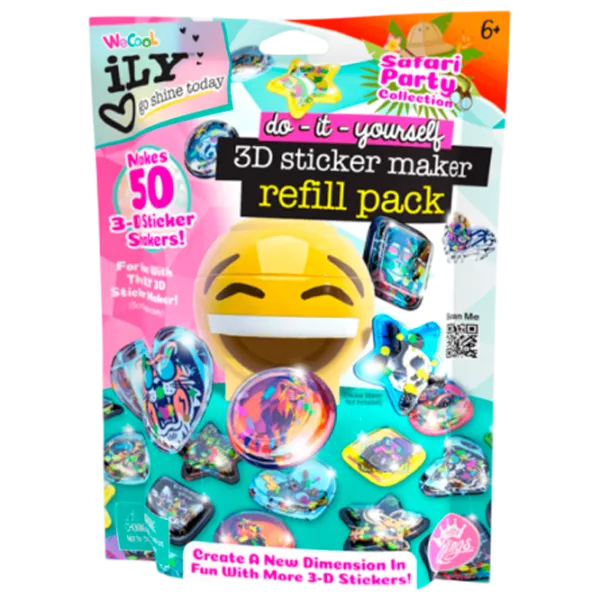 Креативный набор Wecool do-it-yourself 3D Sticker Maker Refill Pack 113093 6+/ Разноцветный Разноцветный photo 1