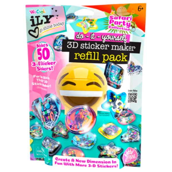 Креативный набор Wecool do-it-yourself 3D Sticker Maker Refill Pack 113093 6+/ Разноцветный Разноцветный photo 1