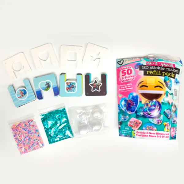 Креативный набор Wecool do-it-yourself 3D Sticker Maker Refill Pack 113093 6+/ Разноцветный Разноцветный photo 2