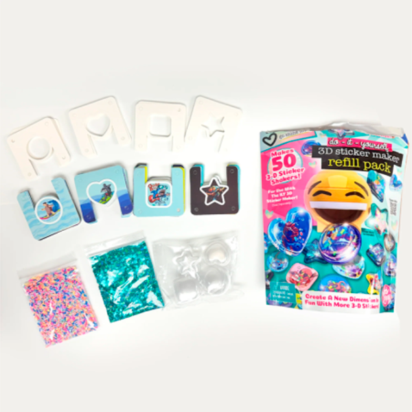 Креативный набор Wecool do-it-yourself 3D Sticker Maker Refill Pack 113093 6+/ Разноцветный Разноцветный photo 2