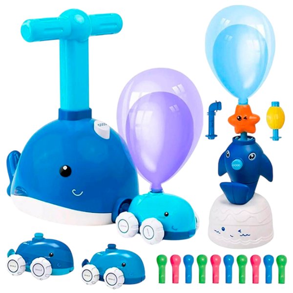 Set de creație ICOM Power Ballon Dolphin 7163050 3+/ Multicolor Blue photo 1