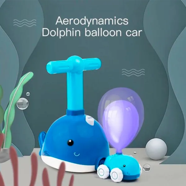 Set de creație ICOM Power Ballon Dolphin 7163050 3+/ Multicolor Blue photo 7