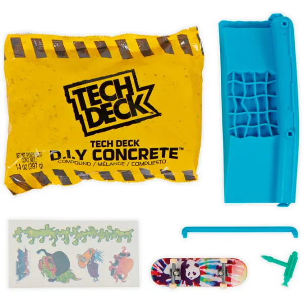 Игровой набор Spin Master Tech Deck D.I.Y. Concrete 6063132 6+/ Разноцветный Black photo 6