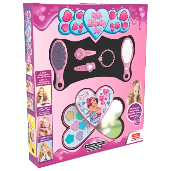 Set de creație Ucar Toys Little Make Up Set 258 8695989007489 6+/ Multicolor Pink photo 1