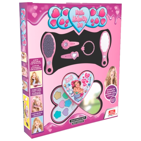 Set de creație Ucar Toys Little Make Up Set 258 8695989007489 6+/ Multicolor Pink photo 1