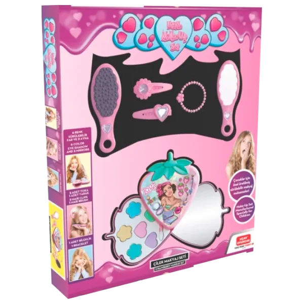 Set de creație Ucar Toys Little Make Up Set 259 8695989007496 6+/ Multicolor Pink photo 1