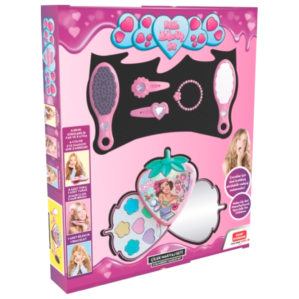 Set de creație Ucar Toys Little Make Up Set 259 8695989007496 6+/ Multicolor Pink photo 1