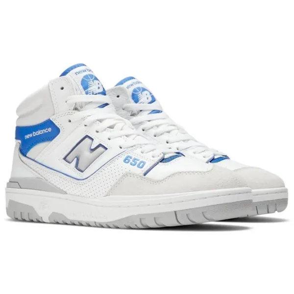 Ghete pentru bărbați New Balance 650R 42.5 / White photo 1